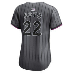Juan Soto New York Mets Women's City Connect Limited Jersey Gray