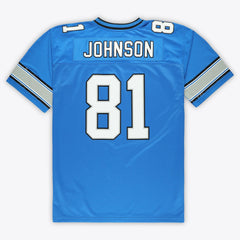 Calvin Johnson Detroit Lions Big & Tall 2007 Legacy Retired Player Jersey - Blue sale