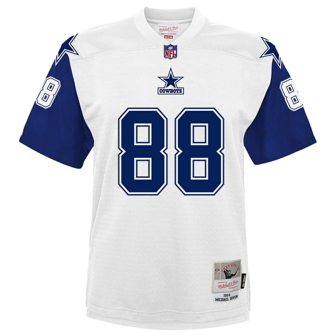 Michael Irvin Dallas Cowboys Youth 1994 Alternate Legacy Jersey - White for sale
