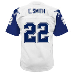 Emmitt Smith Dallas Cowboys Preschool 1994 Alternate Legacy Jersey - White for sale