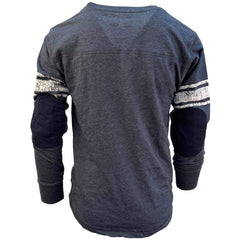 Dallas Cowboys Wes & Willy Youth Football Long Sleeve T-Shirt - Navy on sale
