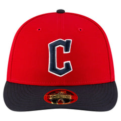 Cleveland Guardians  Authentic Collection On-Field Low Profile 59FIFTY Fitted Hat Red/Black