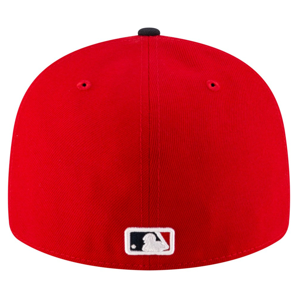 Cleveland Guardians  Authentic Collection On-Field Low Profile 59FIFTY Fitted Hat Red/Black