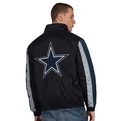 Dallas Cowboys Starter Thursday Night Gridiron Vintage Logo Half-Zip Jacket - Black for sale