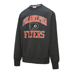 Philadelphia Flyers Mitchell & Ness Playoff Win Fleece Pullover Sweatshirt - Charcoal Sweatshirts