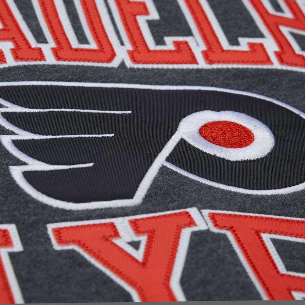 Philadelphia Flyers Mitchell & Ness Playoff Win Fleece Pullover Sweatshirt - Charcoal Sweatshirts