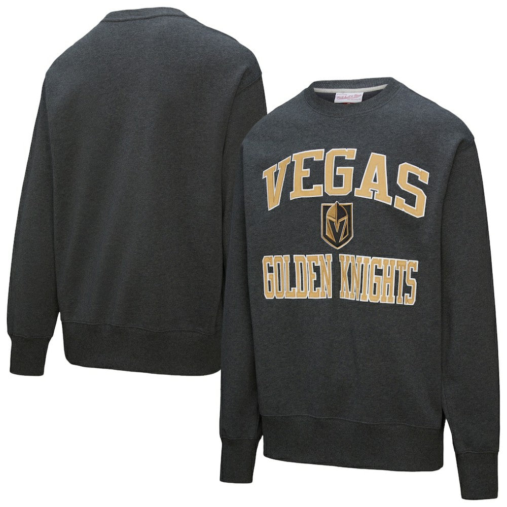 Vegas Golden Knights Mitchell & Ness Playoff Win Fleece Pullover Sweatshirt - Black Sweatshirts