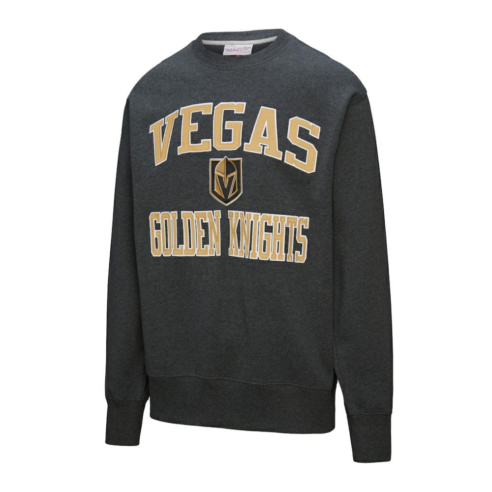 Vegas Golden Knights Mitchell & Ness Playoff Win Fleece Pullover Sweatshirt - Black Sweatshirts
