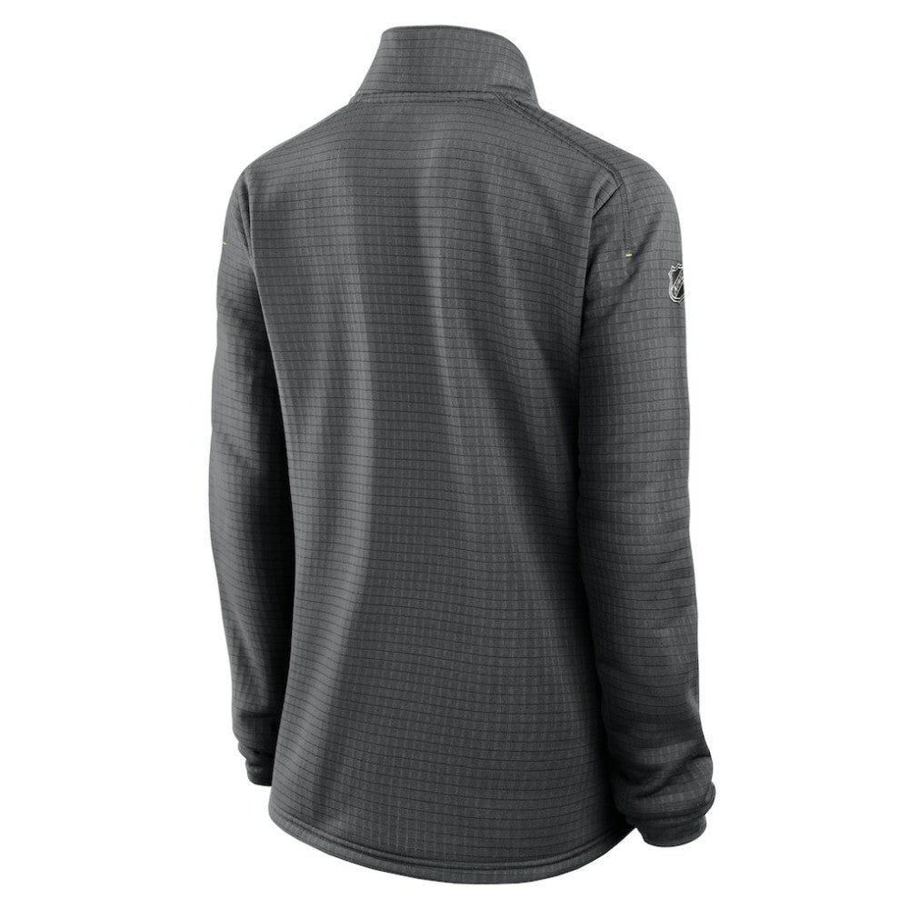 Vegas Golden Knights Fanatics Women's Authentic Pro Rink Quarter-Zip Pullover  - Charcoal Pullover