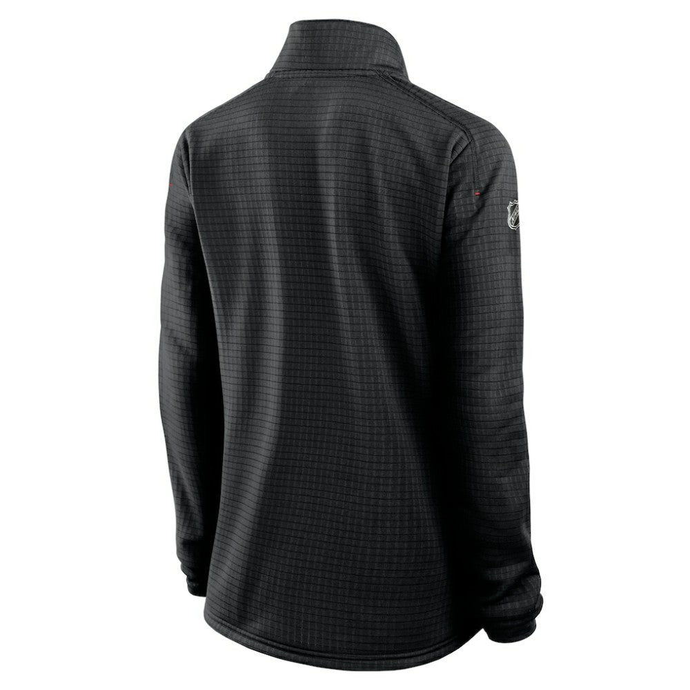 Ottawa Senators Fanatics Women's Authentic Pro Rink Quarter-Zip Pullover  - Black Pullover