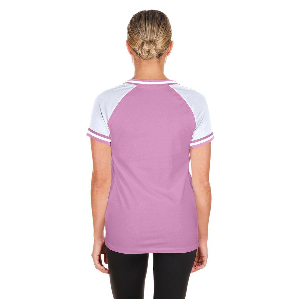 Dallas Cowboys New Era Women's Mommy & Me V-Neck T-Shirt - Pink on sale