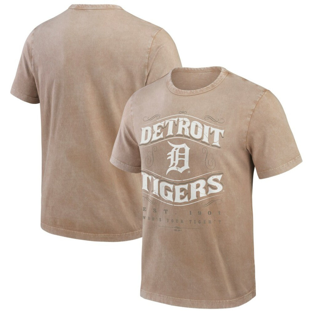 Detroit Tigers Darius Rucker Collection Sun Faded T-Shirt Tan