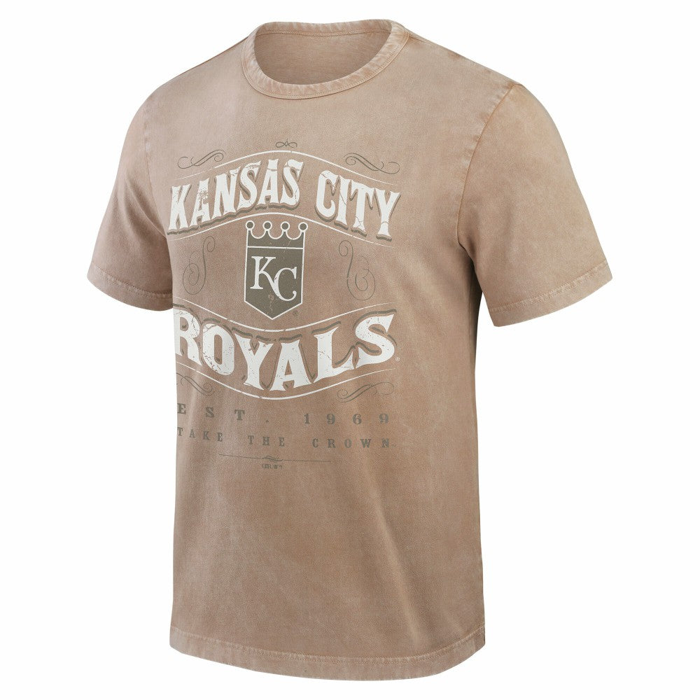 Kansas City Royals Darius Rucker Collection Sun Faded T-Shirt Tan