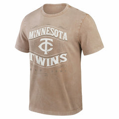 Minnesota Twins Darius Rucker Collection Sun Faded T-Shirt Tan