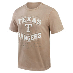 Texas Rangers Darius Rucker Collection Sun Faded T-Shirt Tan