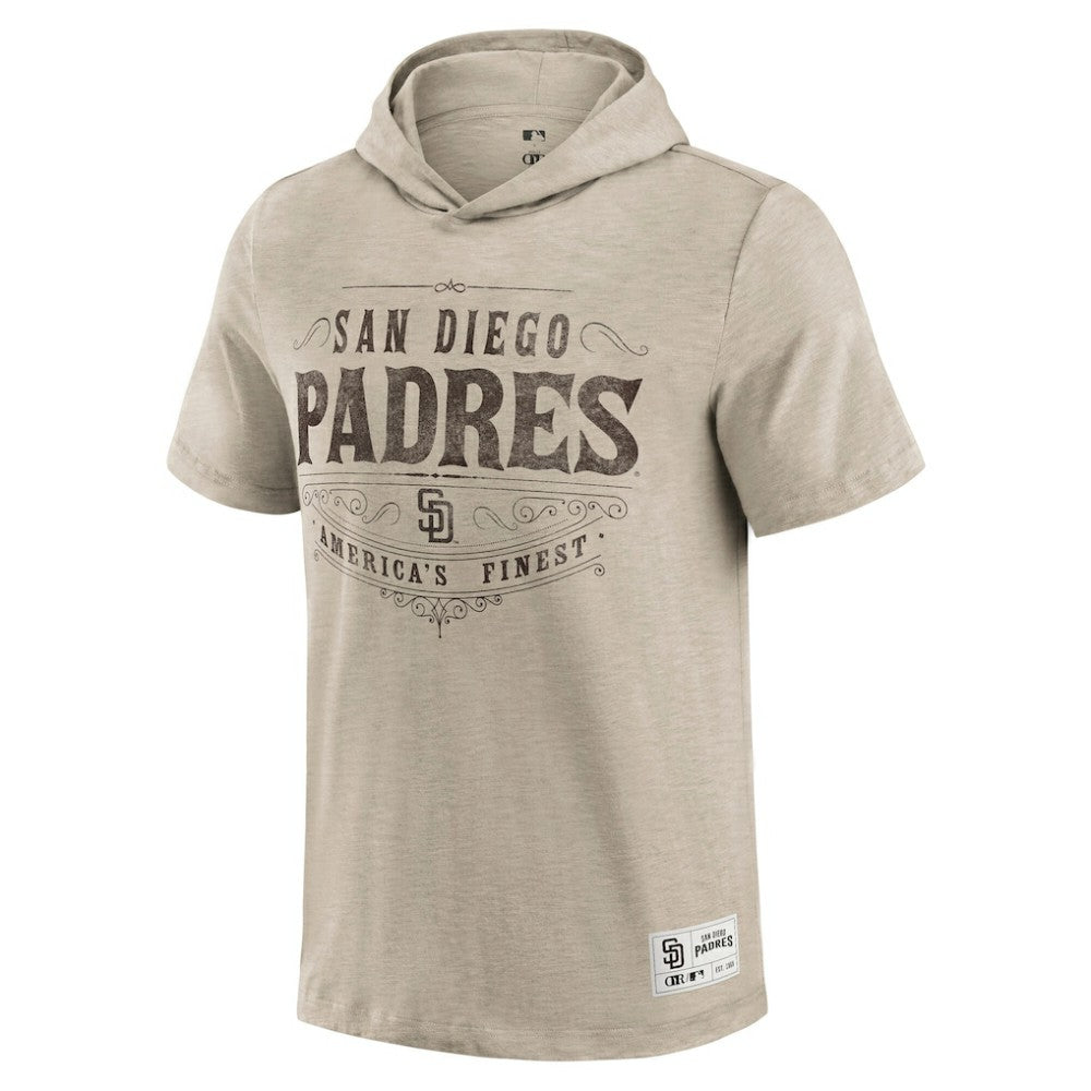 San Diego Padres Darius Rucker Collection Hooded T-Shirt Tan