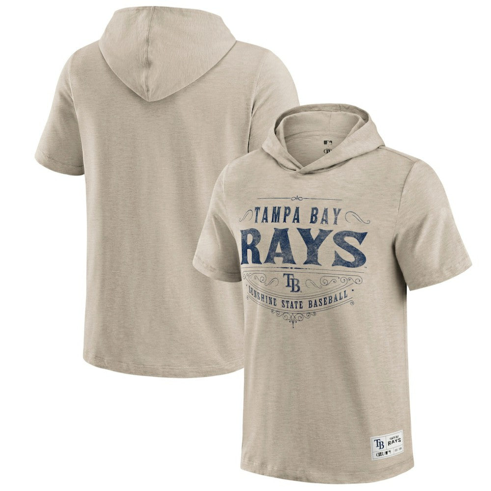 Tampa Bay Rays Darius Rucker Collection Hooded T-Shirt Tan