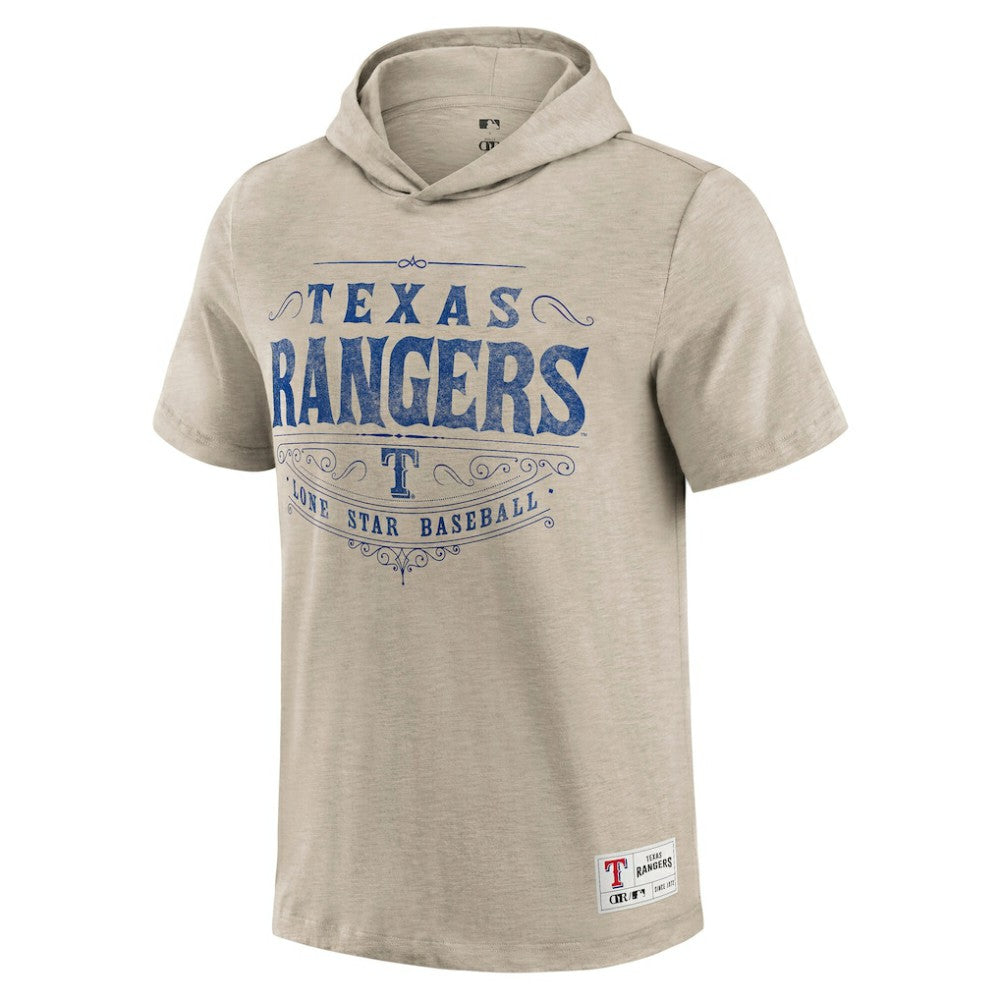 Texas Rangers Darius Rucker Collection Hooded T-Shirt Tan