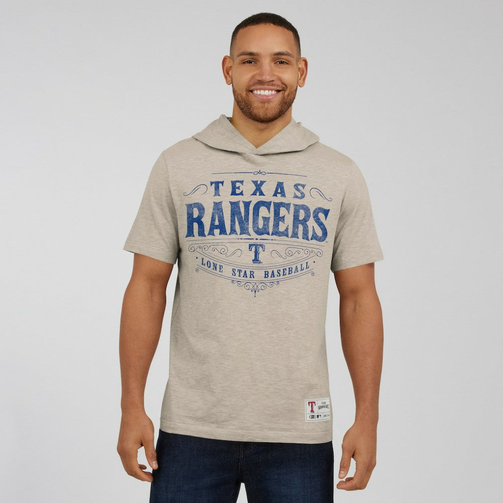 Texas Rangers Darius Rucker Collection Hooded T-Shirt Tan