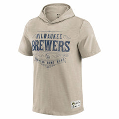 Milwaukee Brewers Darius Rucker Collection Hooded T-Shirt Tan