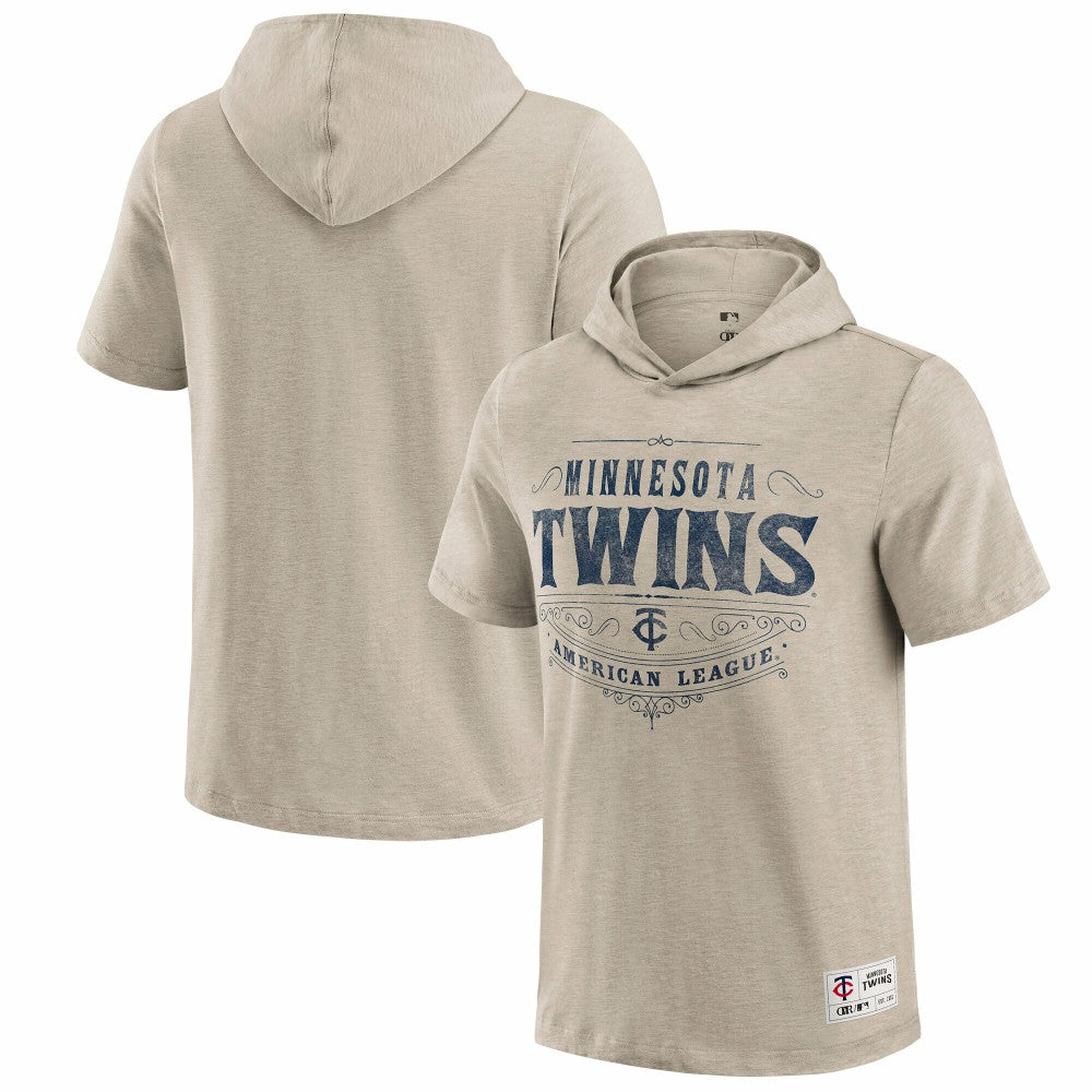 Minnesota Twins Darius Rucker Collection Hooded T-Shirt Tan