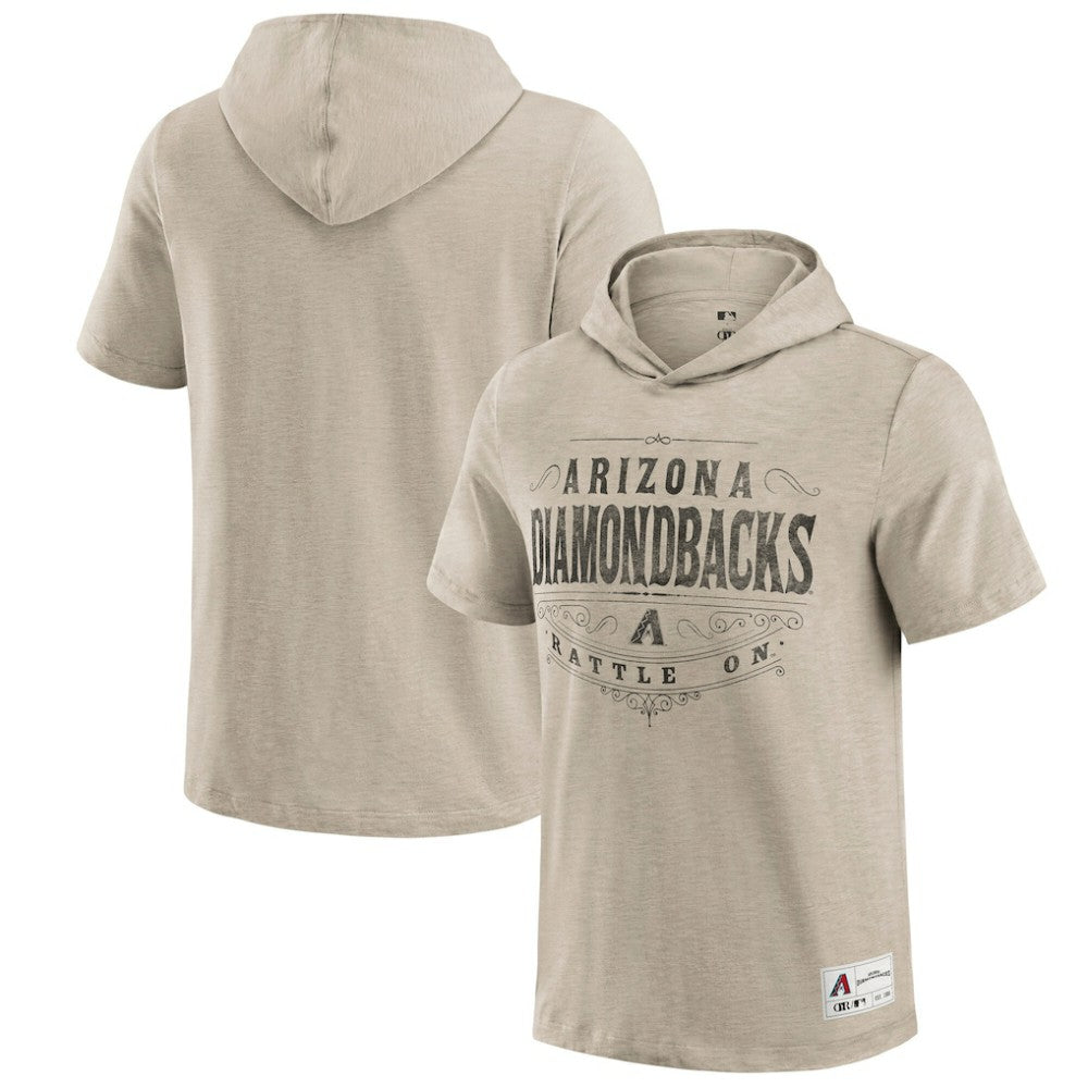 Arizona Diamondbacks Darius Rucker Collection Hooded T-Shirt Tan