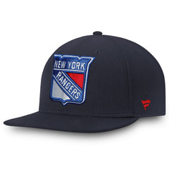 New York Rangers Fanatics Core Fitted Hat - Navy Hats