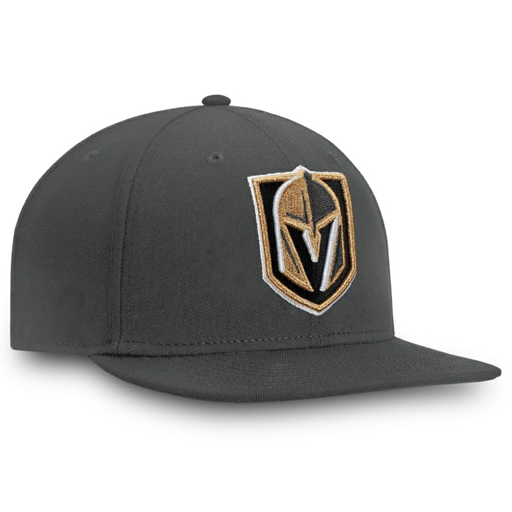 Vegas Golden Knights Fanatics Core Fitted Hat - Charcoal Hats