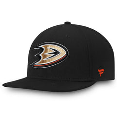 Anaheim Ducks Fanatics Core Fitted Hat - Black Hats