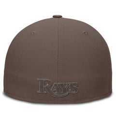 Tampa Bay Rays True Statement 20th AnniversaryPerformance Fitted Hat Brown