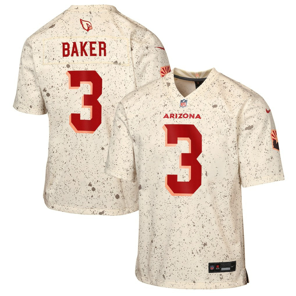 Budda Baker Arizona Cardinals Youth 2025 Rivalries Collection Game Jersey - Natural outlet