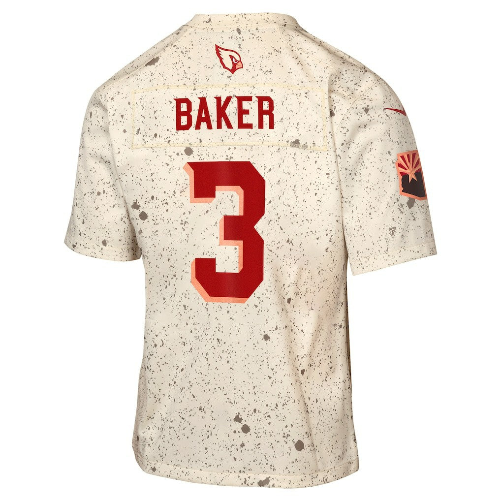 Budda Baker Arizona Cardinals Youth 2025 Rivalries Collection Game Jersey - Natural outlet
