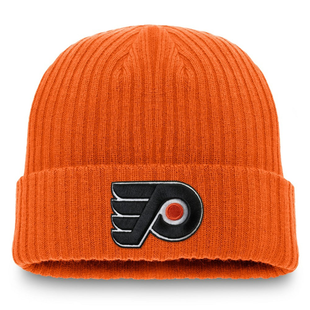 Philadelphia Flyers Fanatics Component Cuffed Knit Hat - Orange Hats