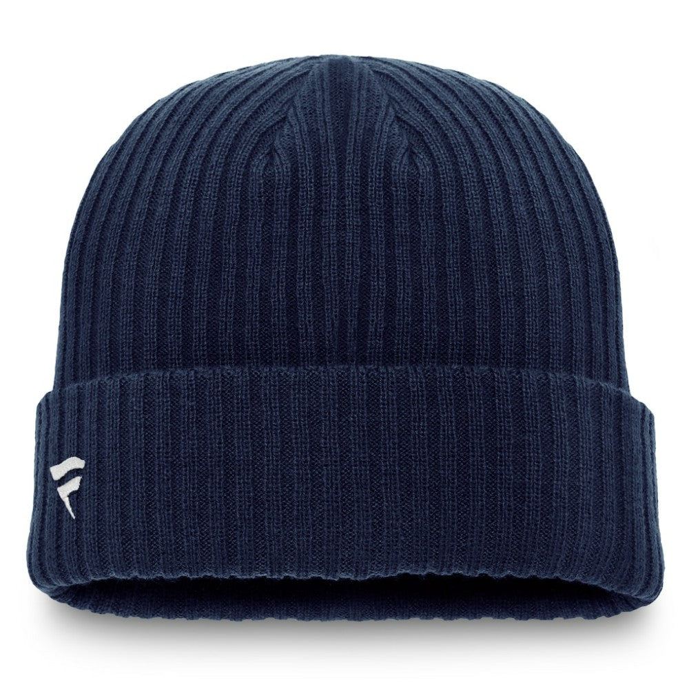 Winnipeg Jets Fanatics Component Cuffed Knit Hat - Navy Hats