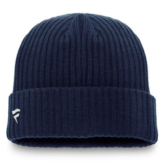 Winnipeg Jets Fanatics Component Cuffed Knit Hat - Navy Hats
