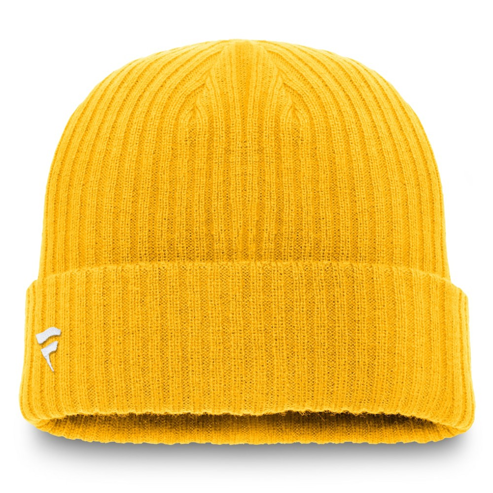 Nashville Predators Fanatics Component Cuffed Knit Hat - Gold Hats