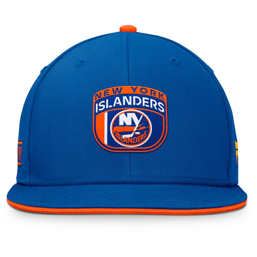 New York Islanders Fanatics Authentic Pro Draft Snapback Hat - Royal Hats