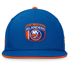 New York Islanders Fanatics Authentic Pro Draft Snapback Hat - Royal Hats