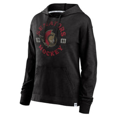 Ottawa Senators Fanatics Women's True Classic Pullover Hoodie - Heather Black Hoodies