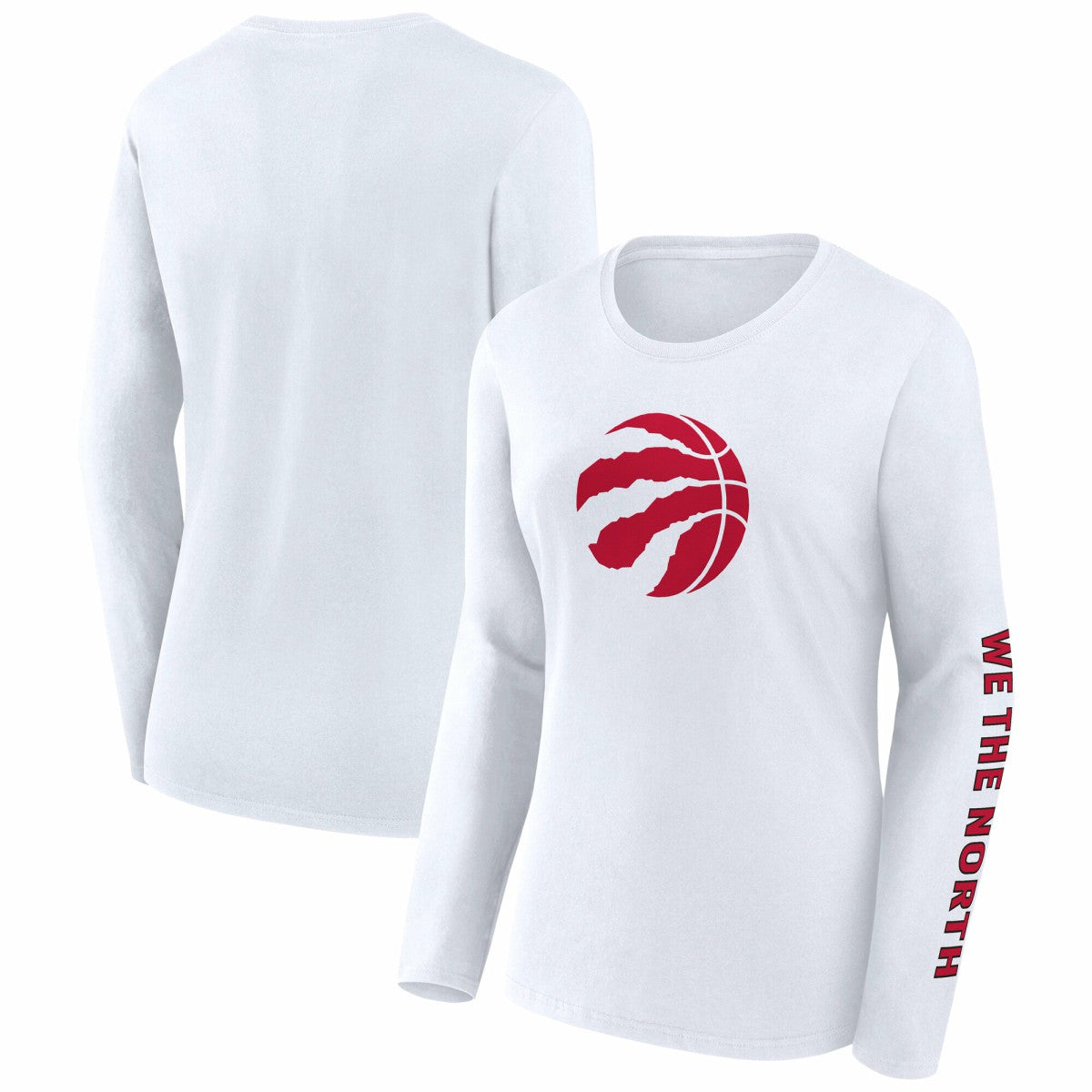 Toronto Raptors Women's Long Sleeve T-Shirt - White for sale