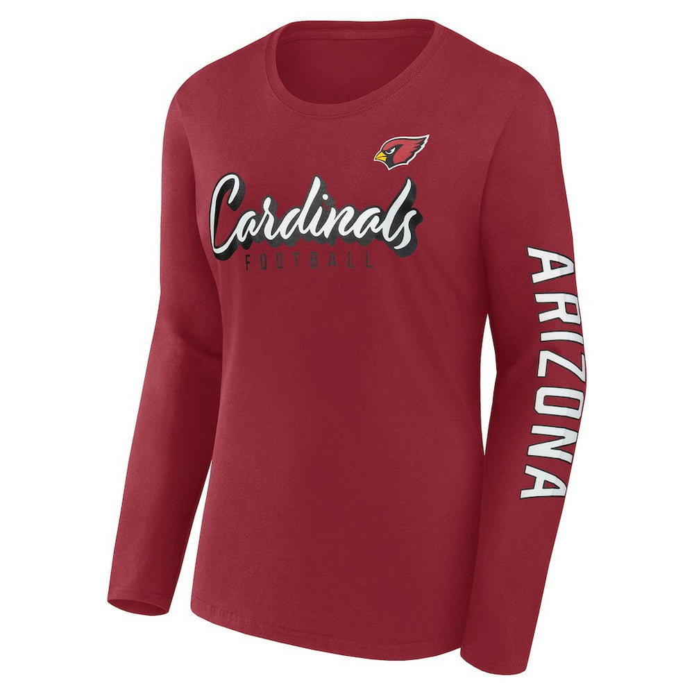 Arizona Cardinals Women's Cheerleader Long Sleeve T-Shirt - Cardinal for sale