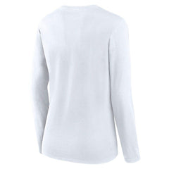 Pittsburgh Steelers Women's Long Sleeve T-Shirt - White discount