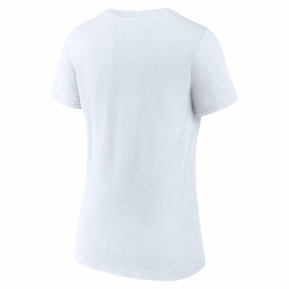 Milwaukee Bucks Women's Bench Warmer V-Neck T-Shirt - White cheap