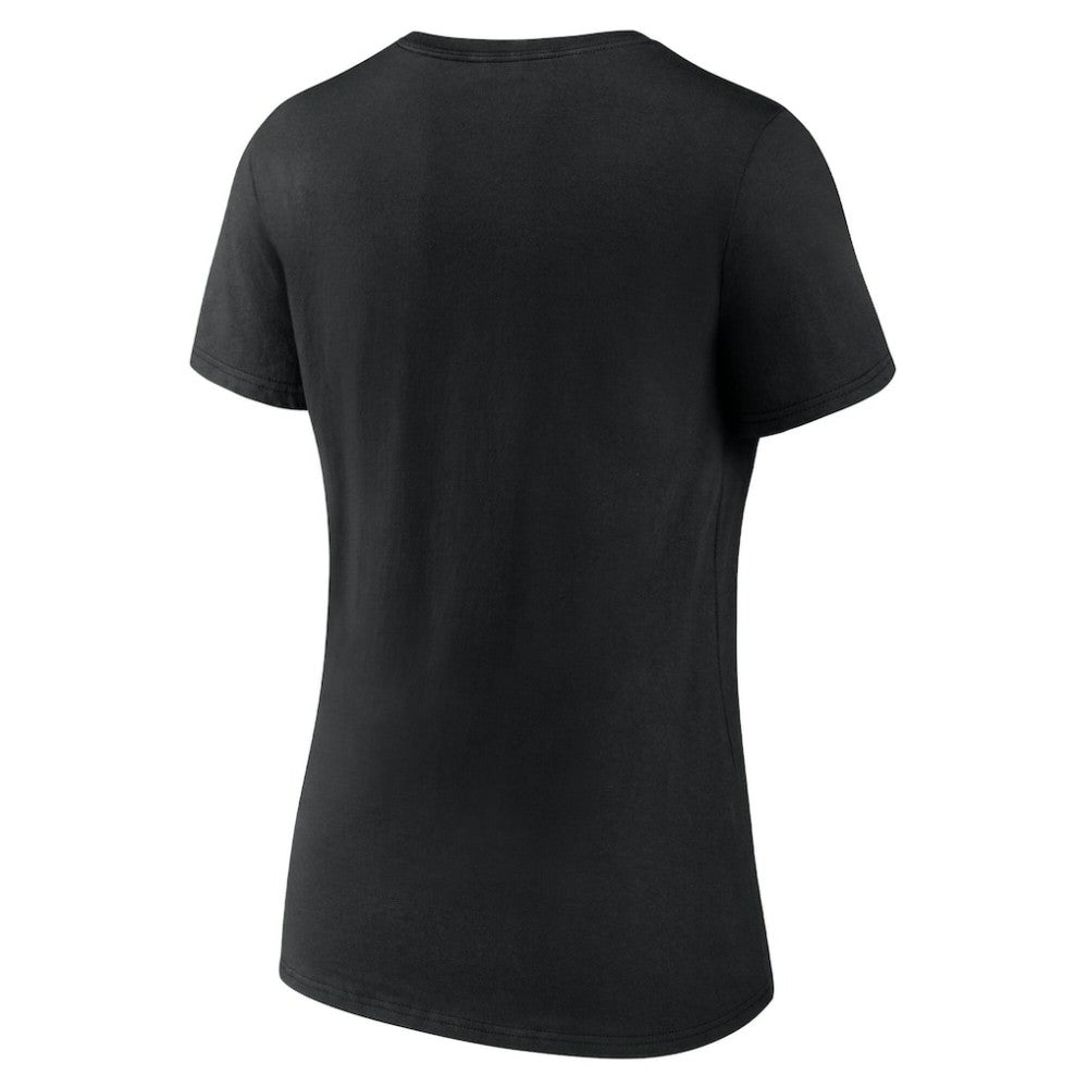 Pittsburgh Penguins Fanatics Women's V-Neck T-Shirt - Black T-shirts