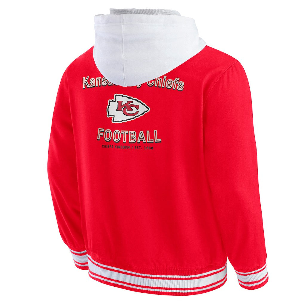 Kansas City Chiefs Darius Rucker Collection Full-Snap Hoodie Jacket - Red sale