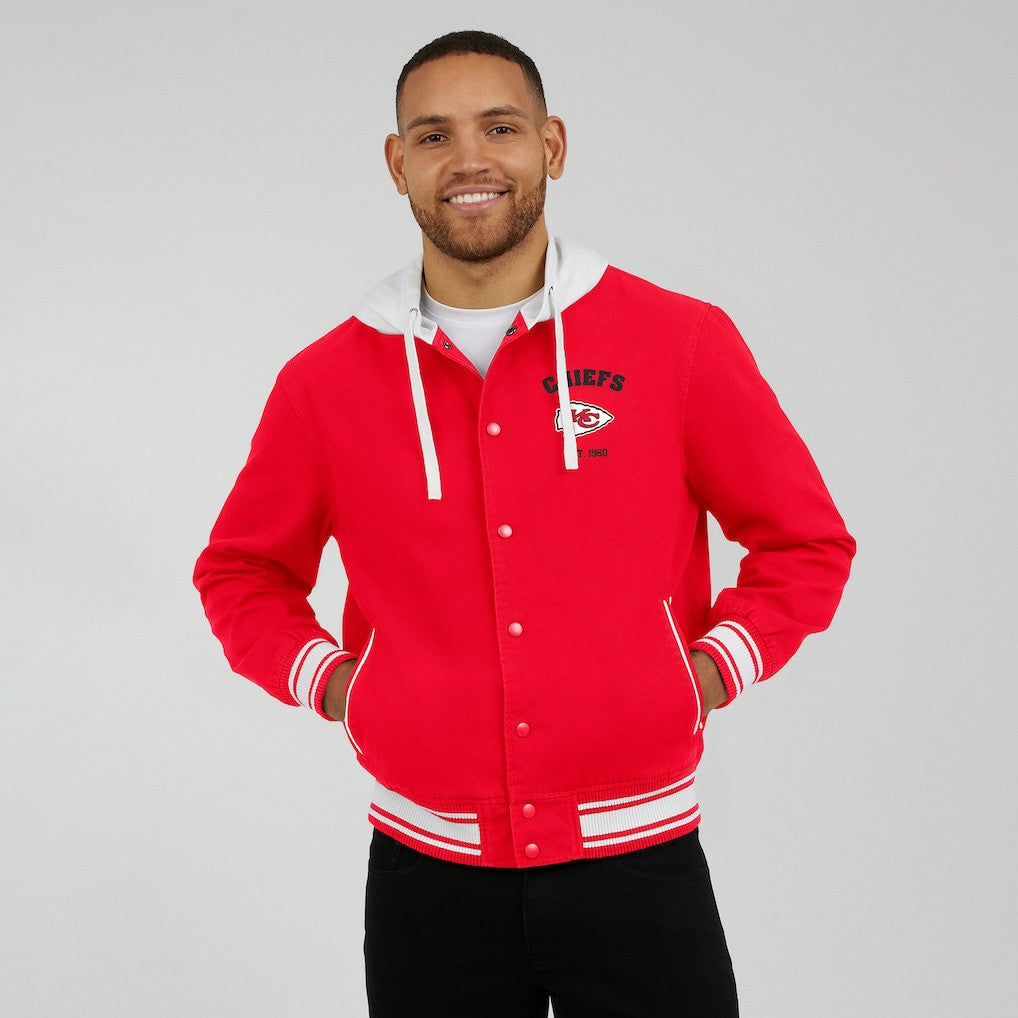 Kansas City Chiefs Darius Rucker Collection Full-Snap Hoodie Jacket - Red sale