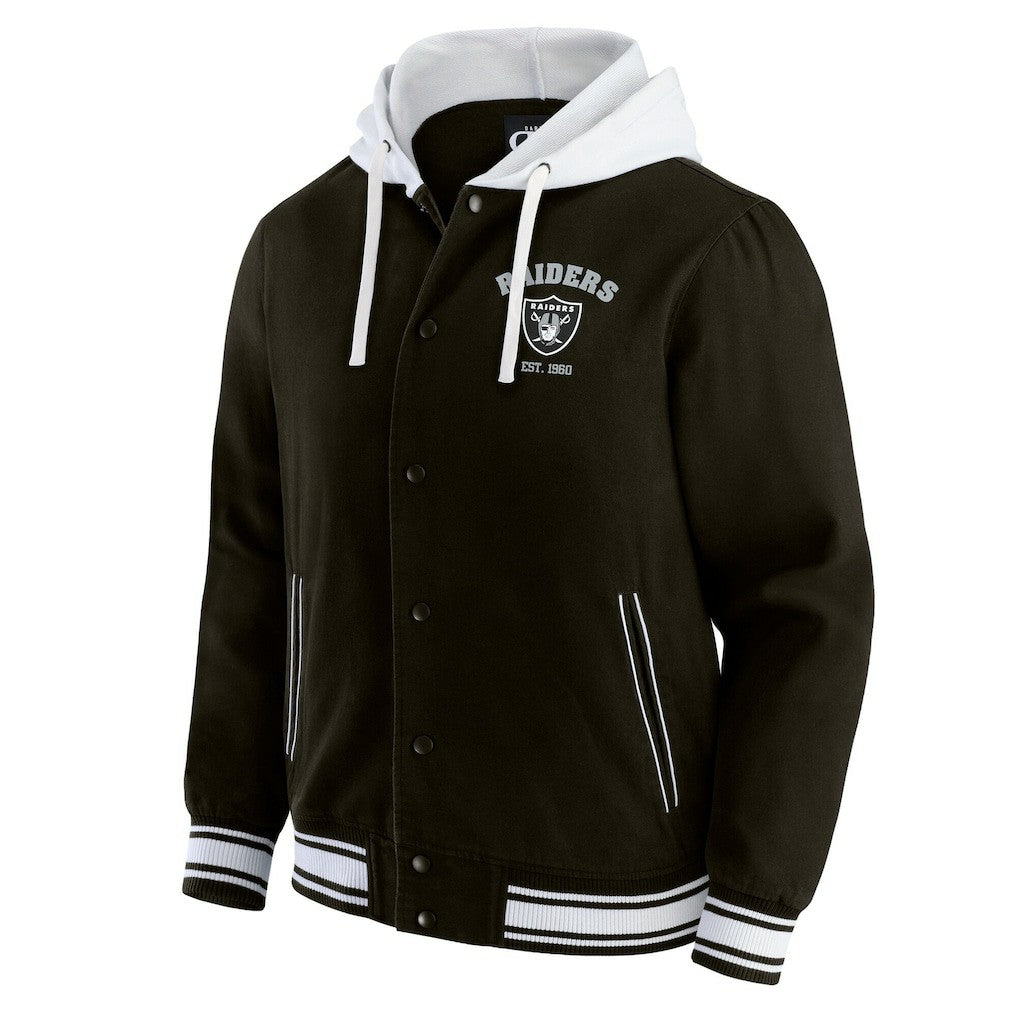 Las Vegas Raiders Darius Rucker Collection Full-Snap Hoodie Jacket - Black discount