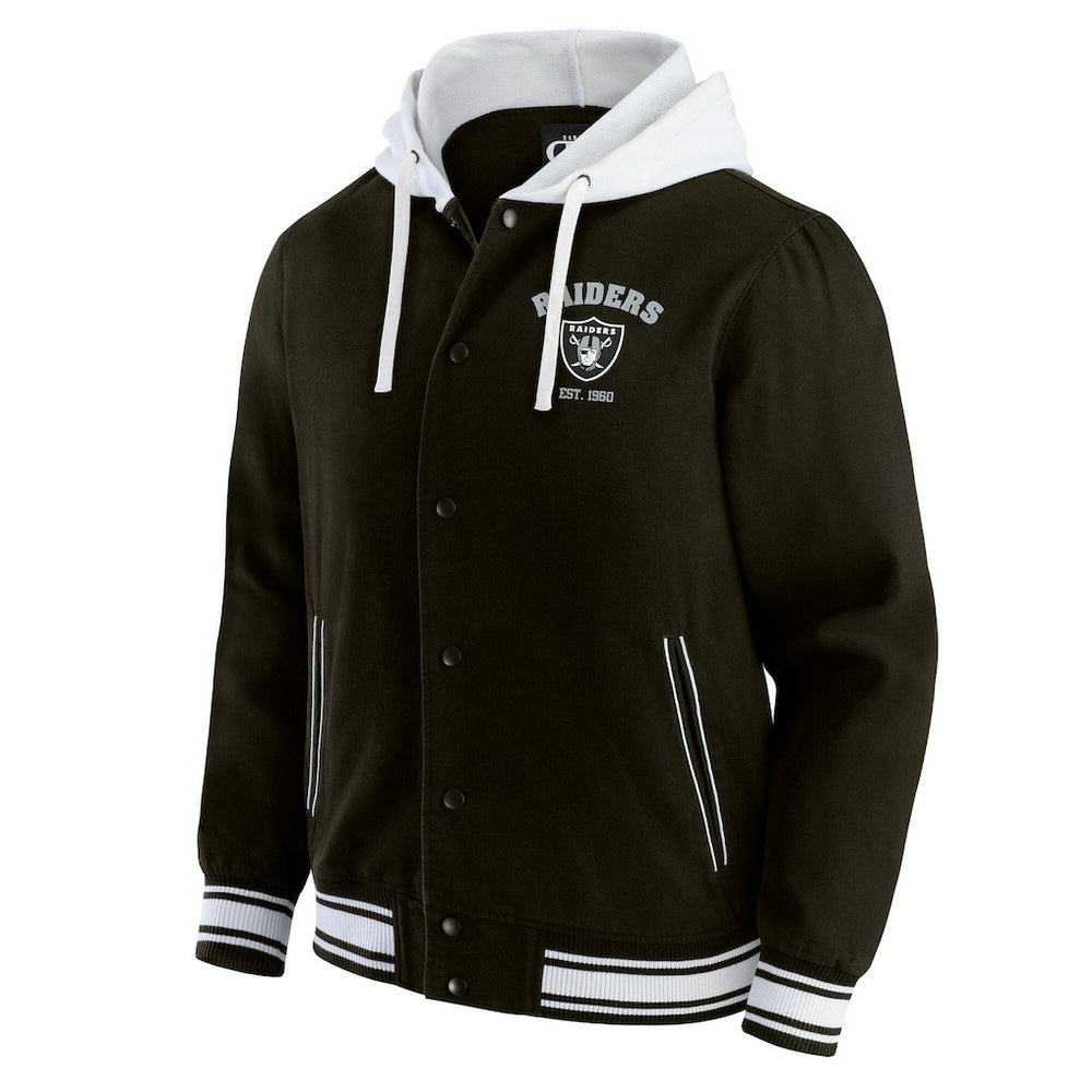 Las Vegas Raiders Darius Rucker Collection Full-Snap Hoodie Jacket - Black discount