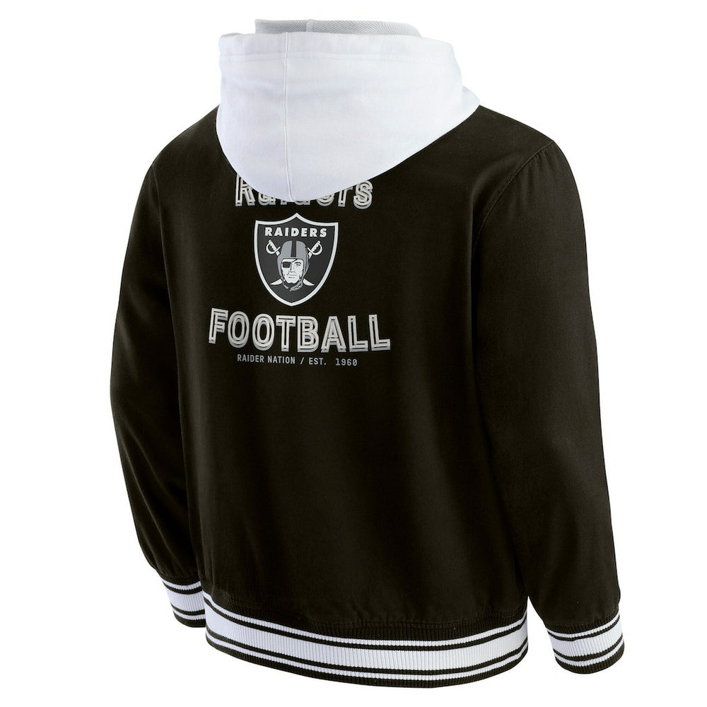 Las Vegas Raiders Darius Rucker Collection Full-Snap Hoodie Jacket - Black discount