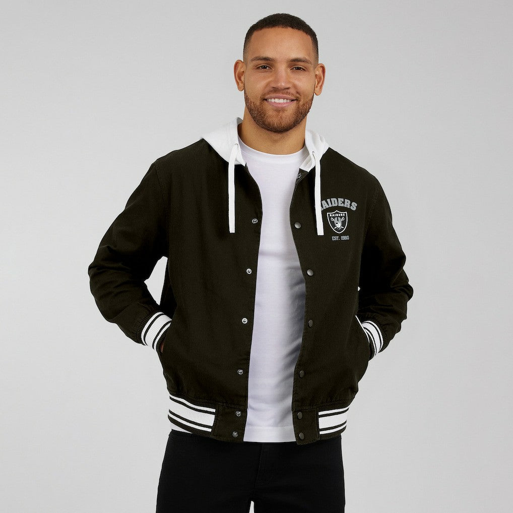Las Vegas Raiders Darius Rucker Collection Full-Snap Hoodie Jacket - Black discount